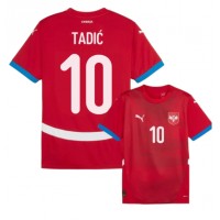 Srbija Dusan Tadic #10 Domaci Dres EP 2024 Kratak Rukav